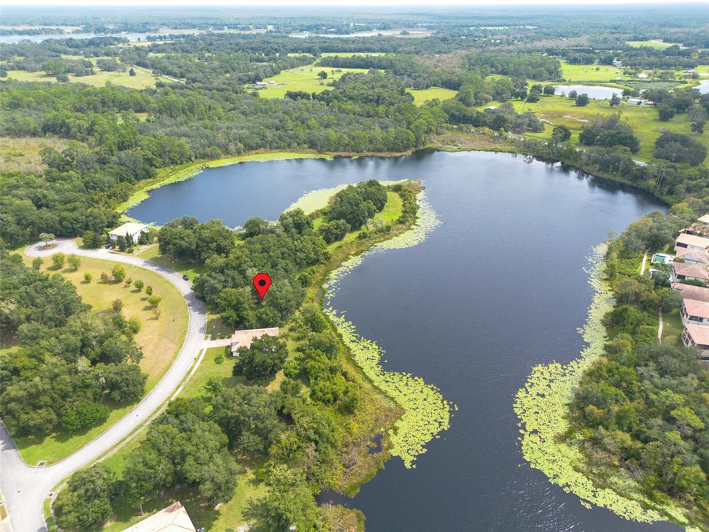 3613 Azurite Court DeLand, FL 32724 - Photo 12 of 20 a view of a lake with a mountain in the background
