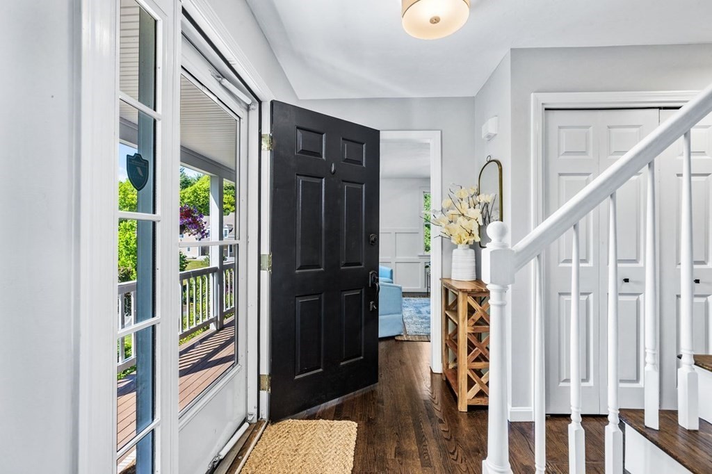 18 Guide Post Pth Path Marshfield, MA 02050 - Photo 3 of 31 a view of an entryway with wooden floor and windows
