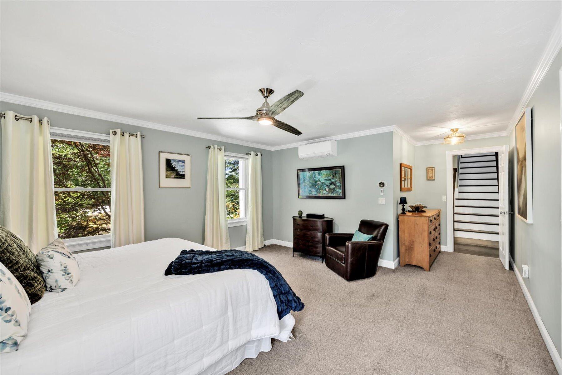 1 Ravens Nest Road Sandwich, MA 02563 - Photo 14 of 46 a bedroom with a bed and a couch