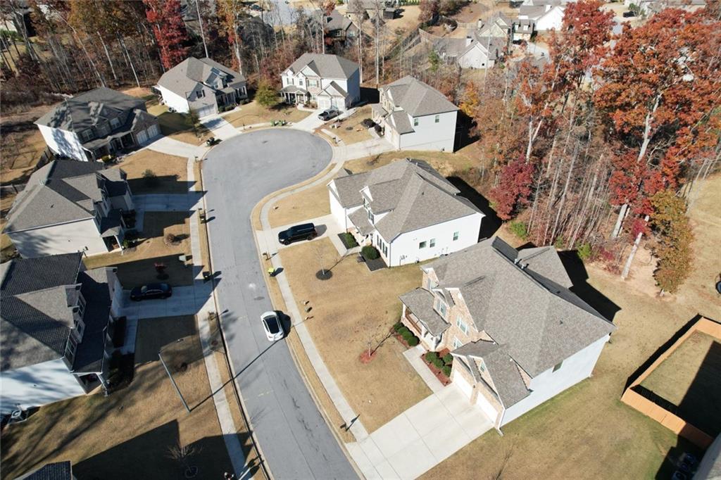 142 Wentworth Lane Villa Rica, GA 30180 - Photo 33 of 44 an aerial view of residential houses with outdoor space