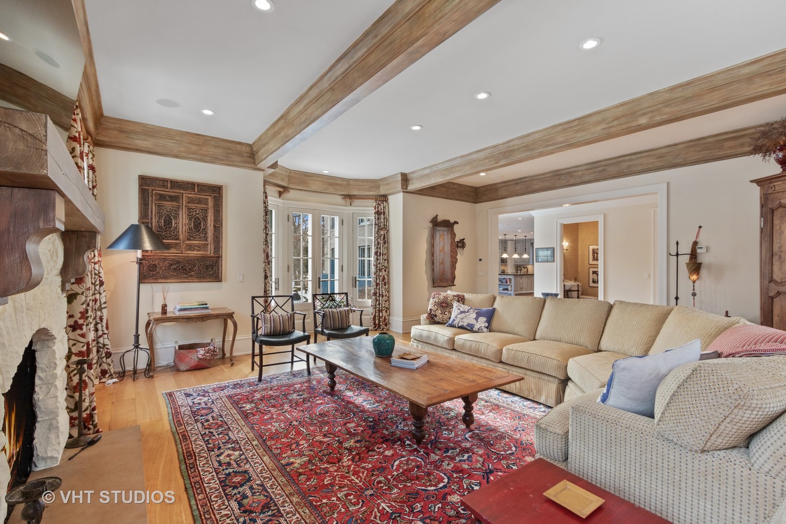 1291 Elm Tree Road Lake Forest, IL 60045 - Photo 17 of 56 a living room with furniture wooden floor and a table