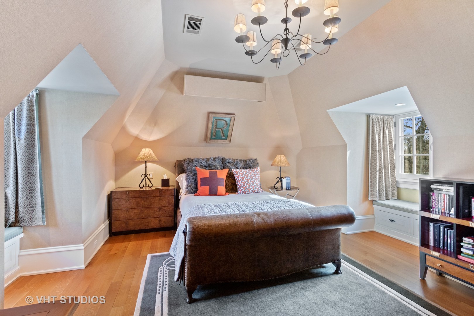 1291 Elm Tree Road Lake Forest, IL 60045 - Photo 24 of 56 a bedroom with a bed furniture and a book shelf