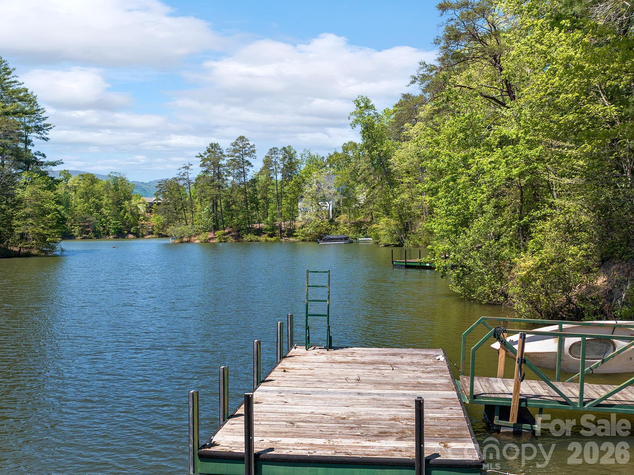 14 South Cove Road, Unit 14 Mill Spring, NC 28756 - Photo 2 of 4 a view of a lake from a terrace