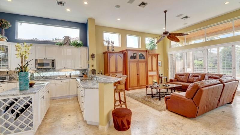 6552 Northwest 32nd Way Boca Raton, FL 33496 - Photo 9 of 26 family room & kitchen