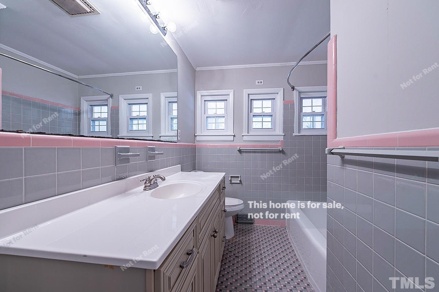 116 Ridge Road Butner, NC 27509 - Photo 12 of 16 a bathroom with a sink a vanity and a mirror