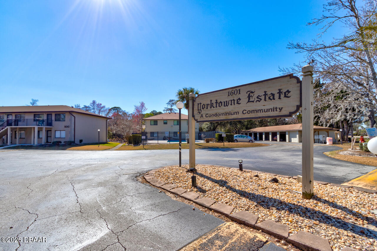 1601 Big Tree Road, Unit 902 Daytona Beach, FL 32119 - Photo 30 of 30 Daytona Area Realtor Yorktowne Sign