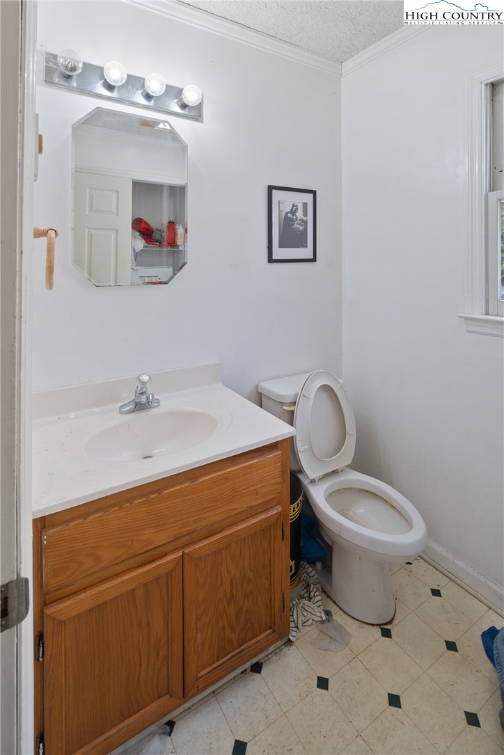 656 Winterberry Trail Boone, NC 28607 - Photo 18 of 47 a bathroom with a toilet sink and mirror