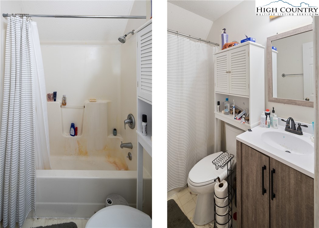 656 Winterberry Trail Boone, NC 28607 - Photo 42 of 47 a bathroom with a sink toilet and shower