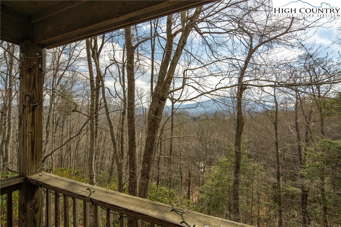 656 Winterberry Trail Boone, NC 28607 - Photo 9 of 47 a view of a yard from a balcony