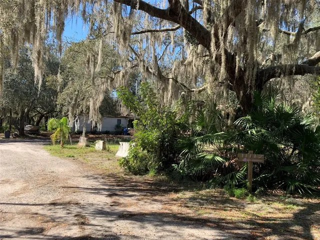 a view of street along with trees