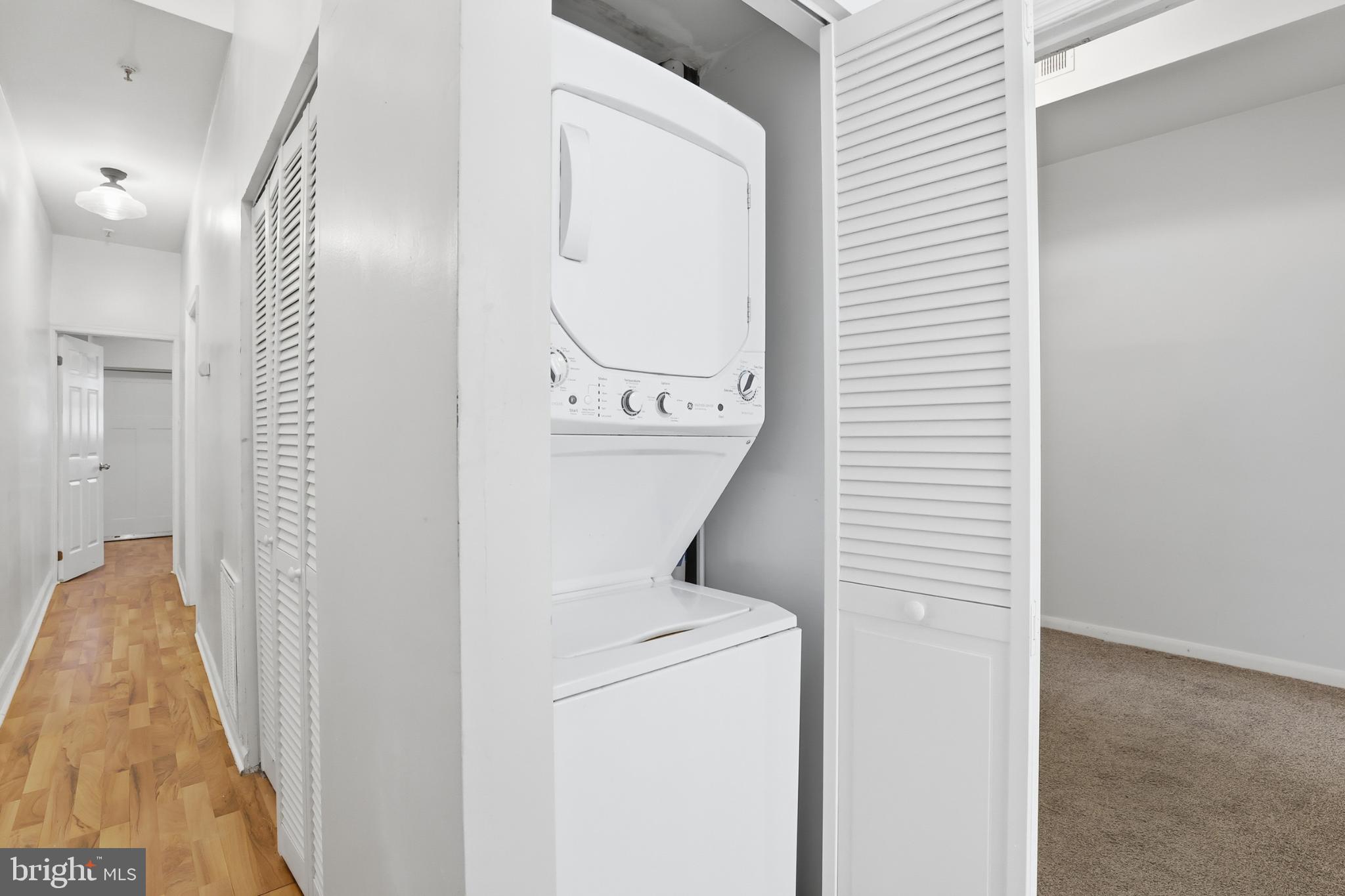 1912 9th Street Northwest, Unit 1 Washington, DC 20001 - Photo 12 of 18 Efficient laundry nook in modern design.
