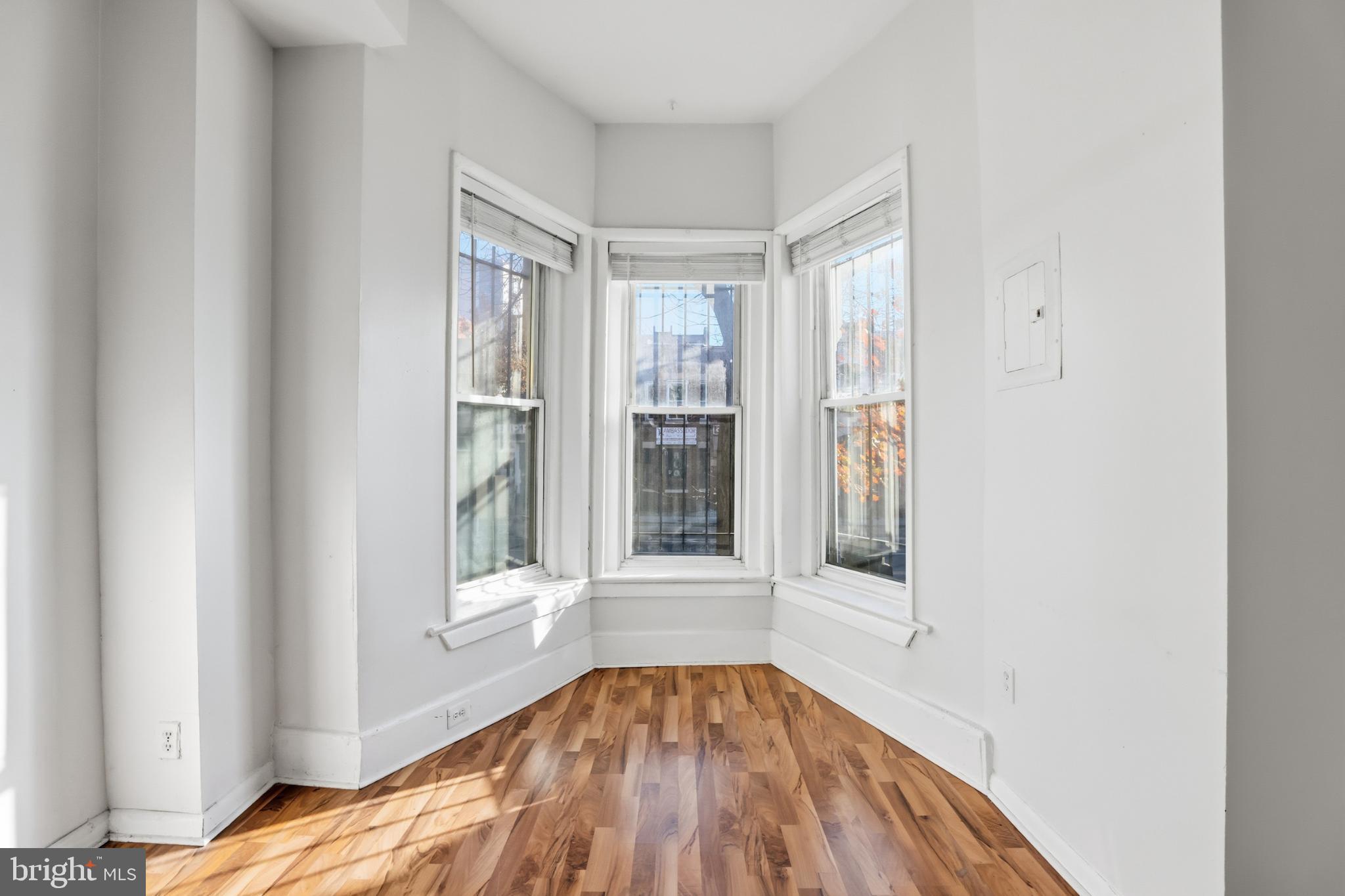 1912 9th Street Northwest, Unit 1 Washington, DC 20001 - Photo 5 of 18 Sunlit corner with charming bay windows.