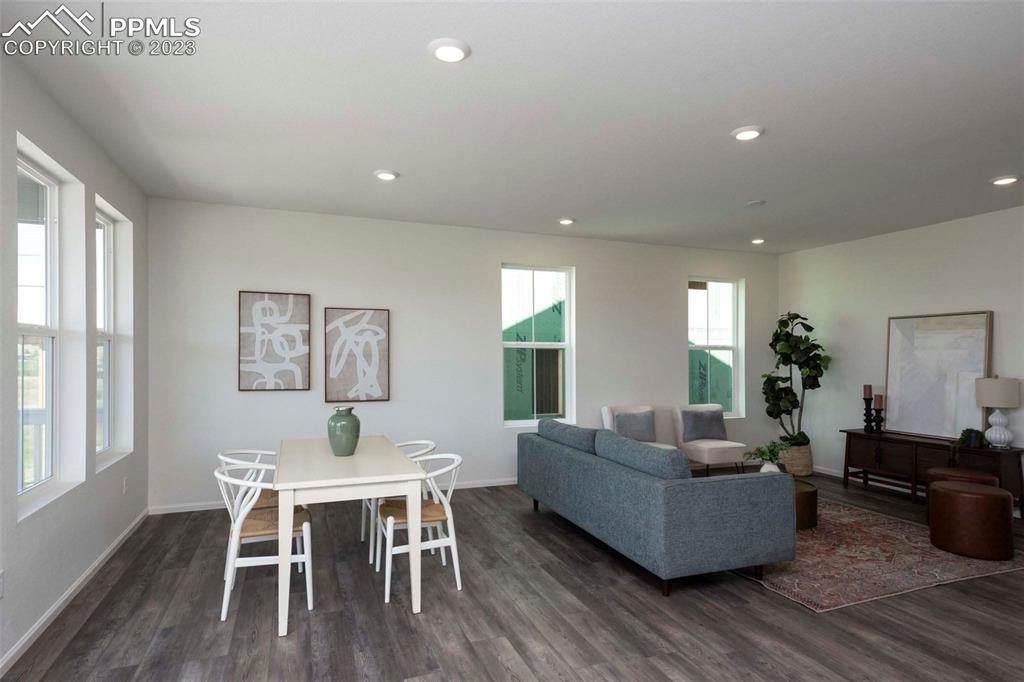 2050 Peachleaf Loop Castle Rock, CO 80108 - Photo 6 of 25 a living room with furniture wooden floor and a window