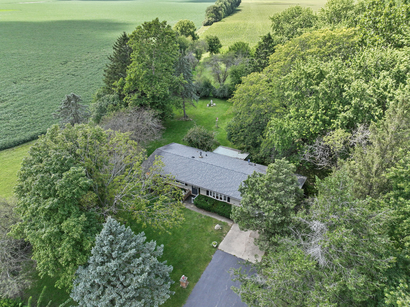2S810 Bliss Road Batavia, IL 60510 - Photo 9 of 28 an aerial view of a house with pool outdoor seating and yard