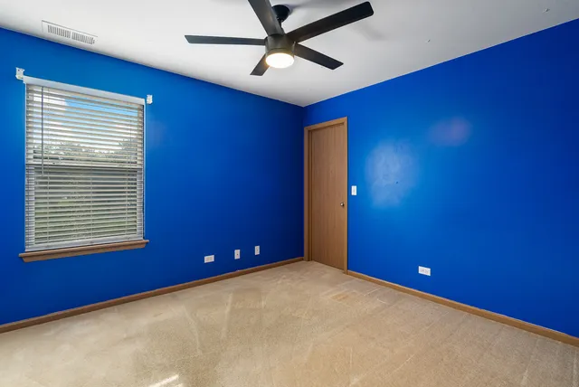 a view of a livingroom with a window