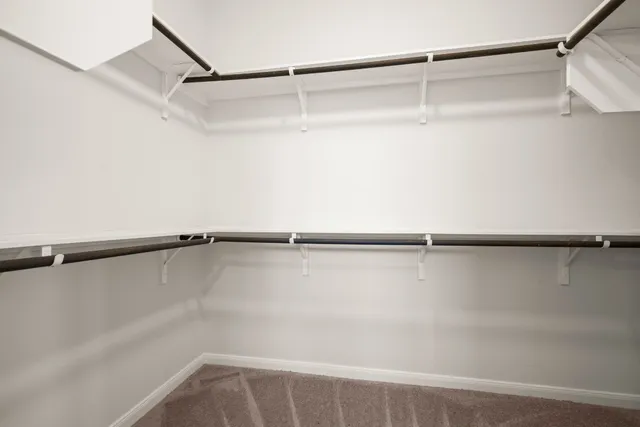 a view of a rack on the wall