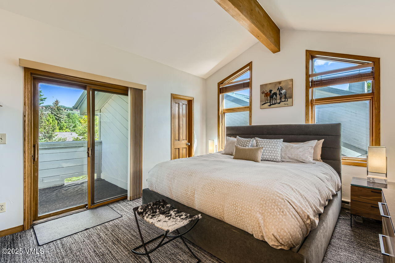 3050 Wildridge Road, Unit 3 Avon, CO 81620 - Photo 2 of 18 Primary bedroom and balcony