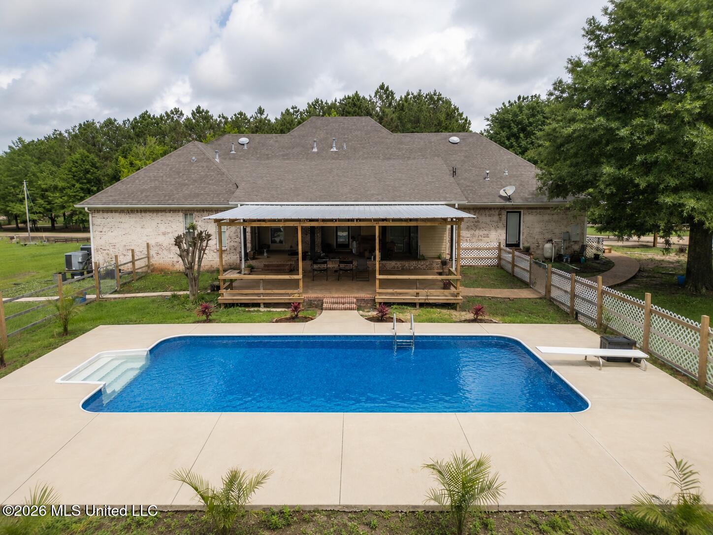 1529 Lower Milligan Springs Road Kilmichael, MS 39747 - Photo 12 of 46 back with pool