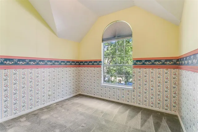 a view of a balcony with an outdoor space