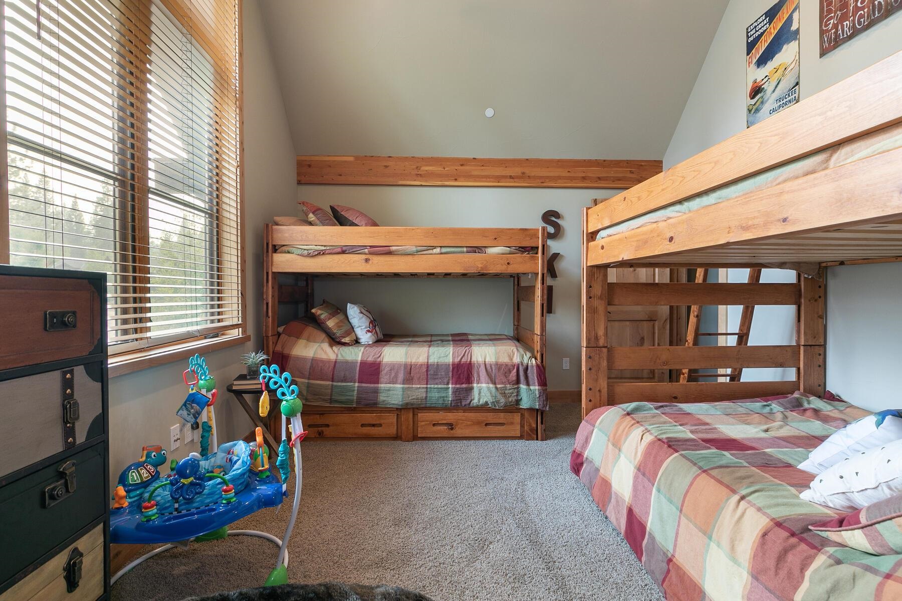 10100 Sagebrush Court, Unit 65 Truckee, CA 96161 - Photo 14 of 21 a bedroom with two beds and a window