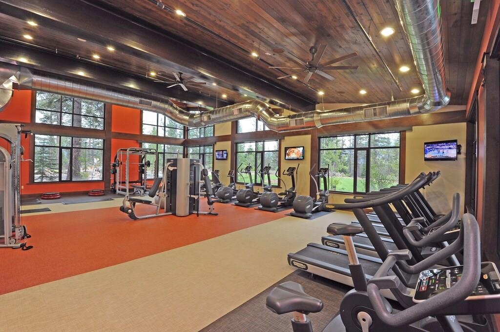 10100 Sagebrush Court, Unit 65 Truckee, CA 96161 - Photo 18 of 21 a view of a room with gym equipment