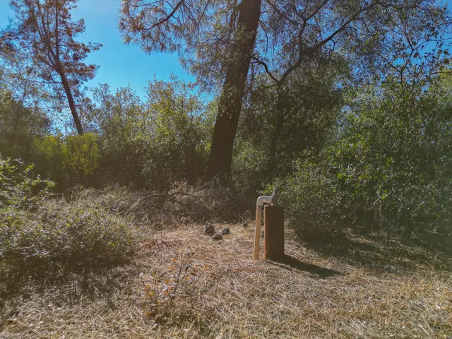 a view of a city with an outdoor space