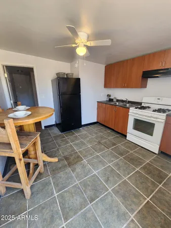 a view of a livingroom with a chandelier