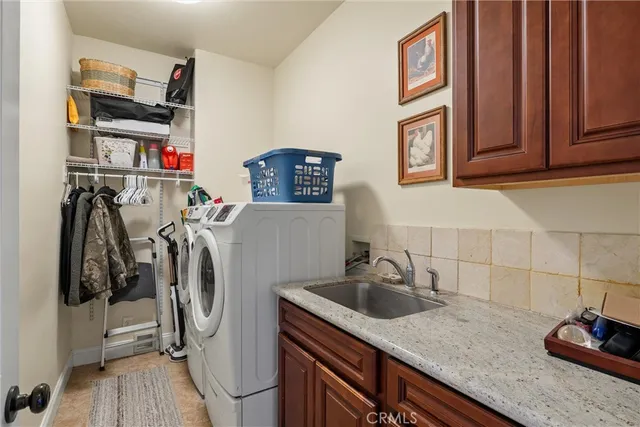 a bathroom with a tub and mirror