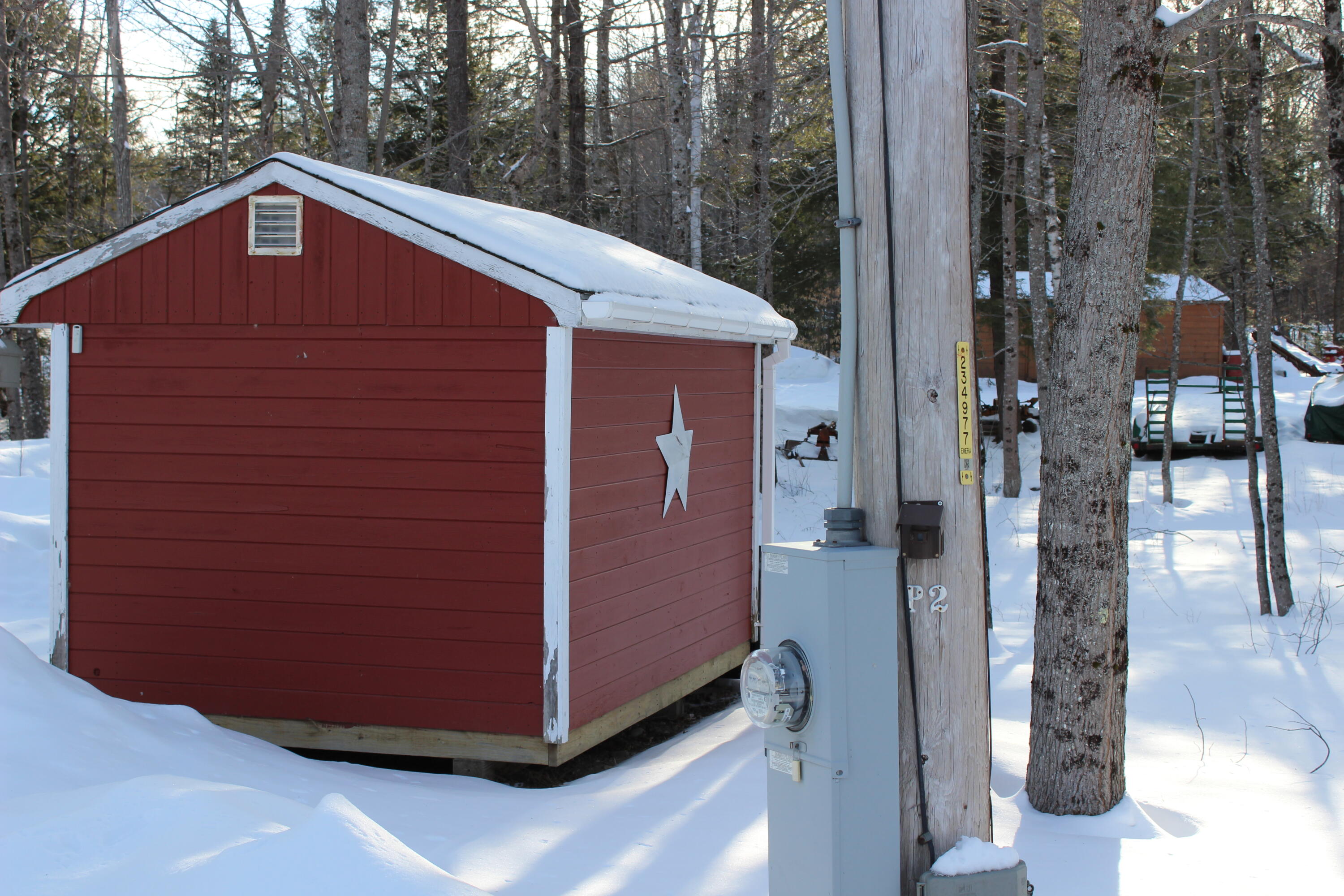 5 North Chester Road Chester, ME 04457 - Photo 21 of 107 Garden shed