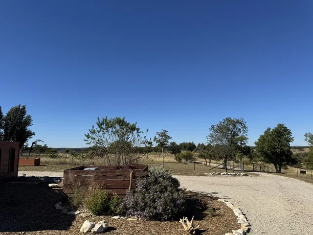 a view of a lake with a mountain in the background