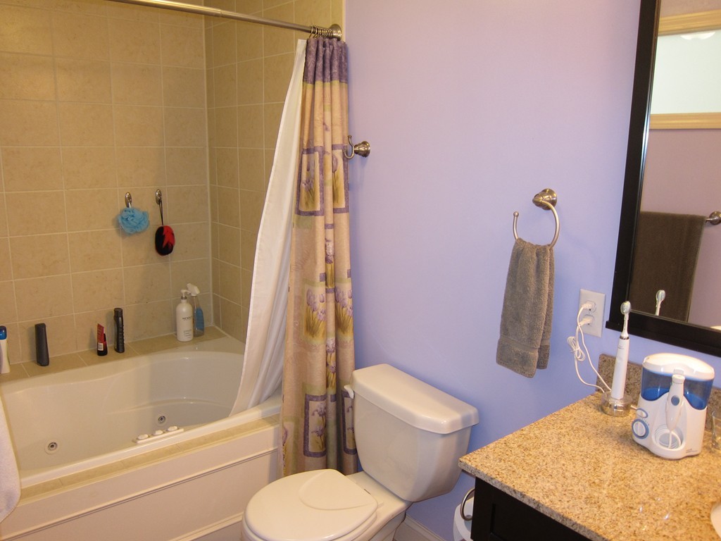136 Mountain Gate Road, Unit 136 Ashland, MA 01721 - Photo 12 of 23 a bathroom with a sink a toilet and a bathtub