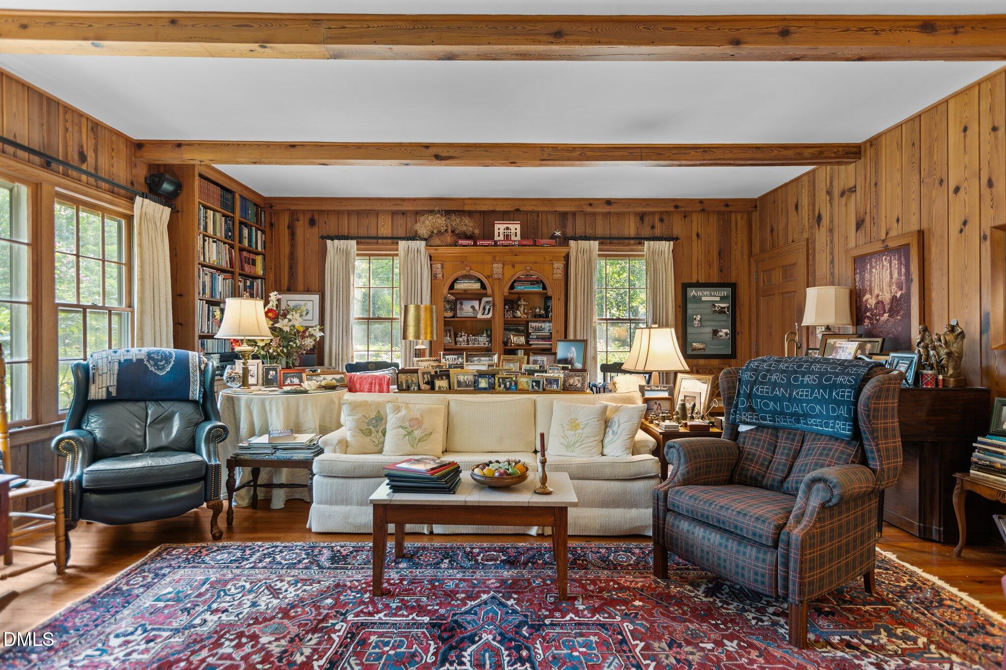 3724 Hope Valley Road Durham, NC 27707 - Photo 18 of 55 a living room with furniture and a large window