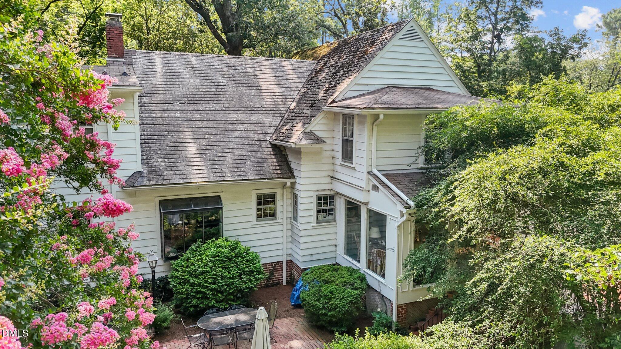 3724 Hope Valley Road Durham, NC 27707 - Photo 37 of 55 a aerial view of a house with a yard and potted plants