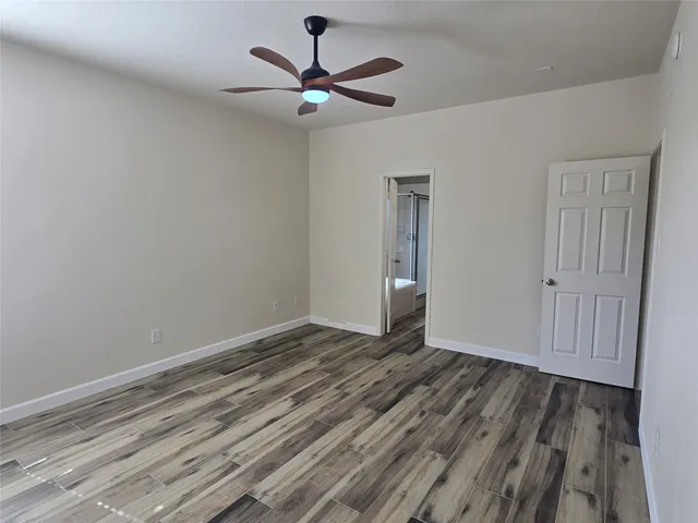 wooden floor in an empty room