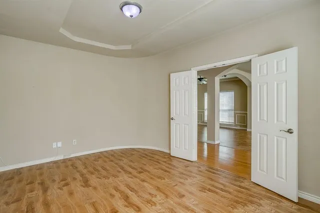 wooden floor in an empty room