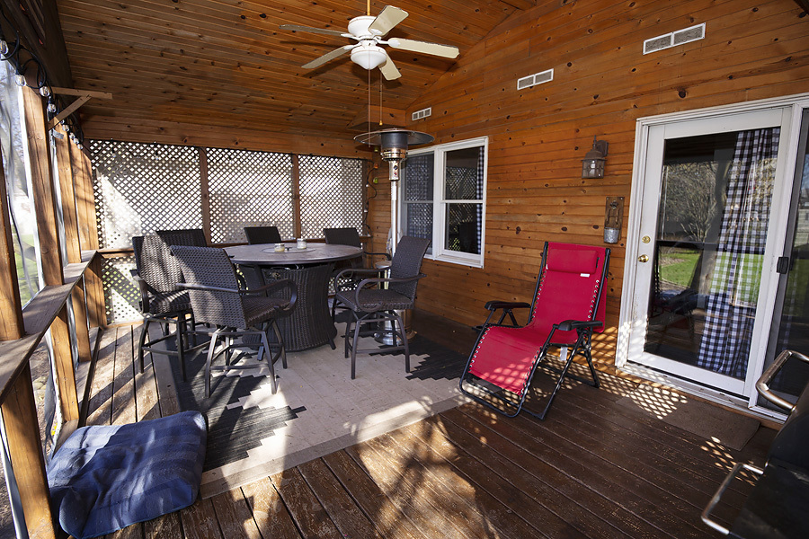 709 Landau Lane Normal, IL 61761 - Photo 24 of 44 a view of a patio with table and chairs and potted plants