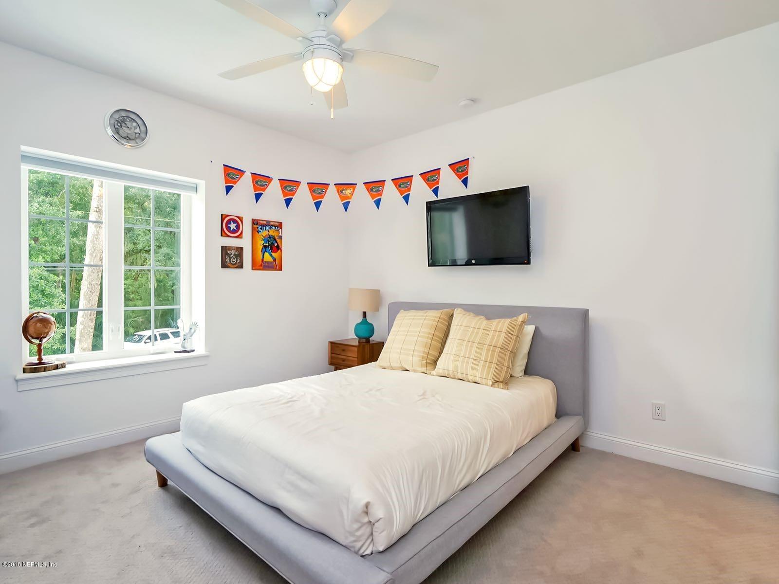 1161 Neck Road Ponte Vedra Beach, FL 32082 - Photo 20 of 24 a bedroom with a bed and a flat screen tv