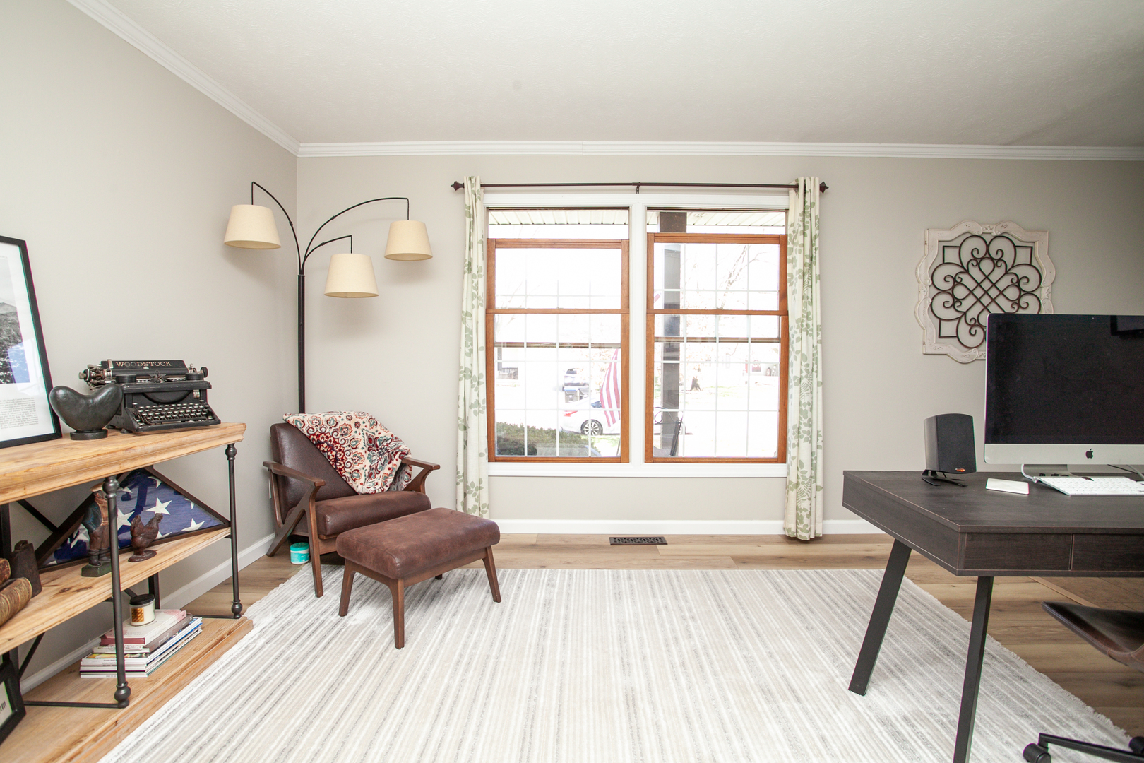 1308 Mill Creek Road Bloomington, IL 61704 - Photo 13 of 26 a workspace with furniture and a window