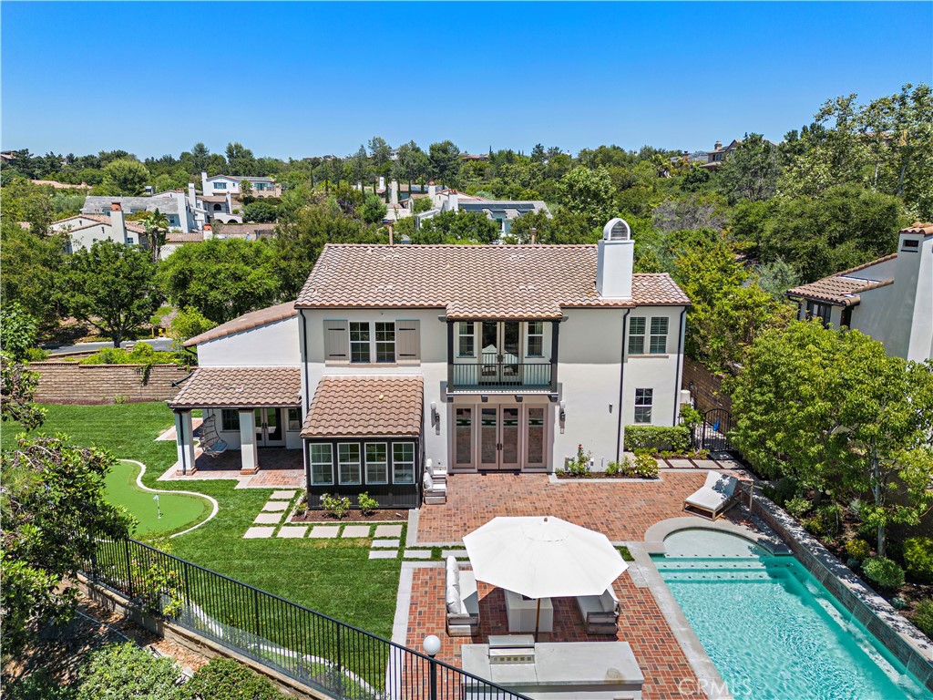 2 Anna Lane Ladera Ranch, CA 92694 - Photo 56 of 63 an aerial view of a house with swimming pool garden and patio