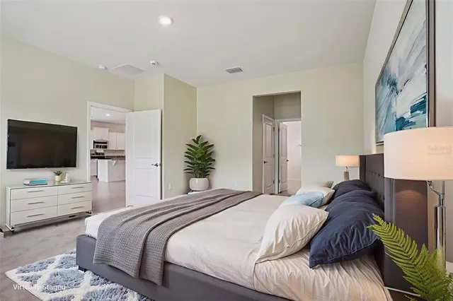 a view of empty room