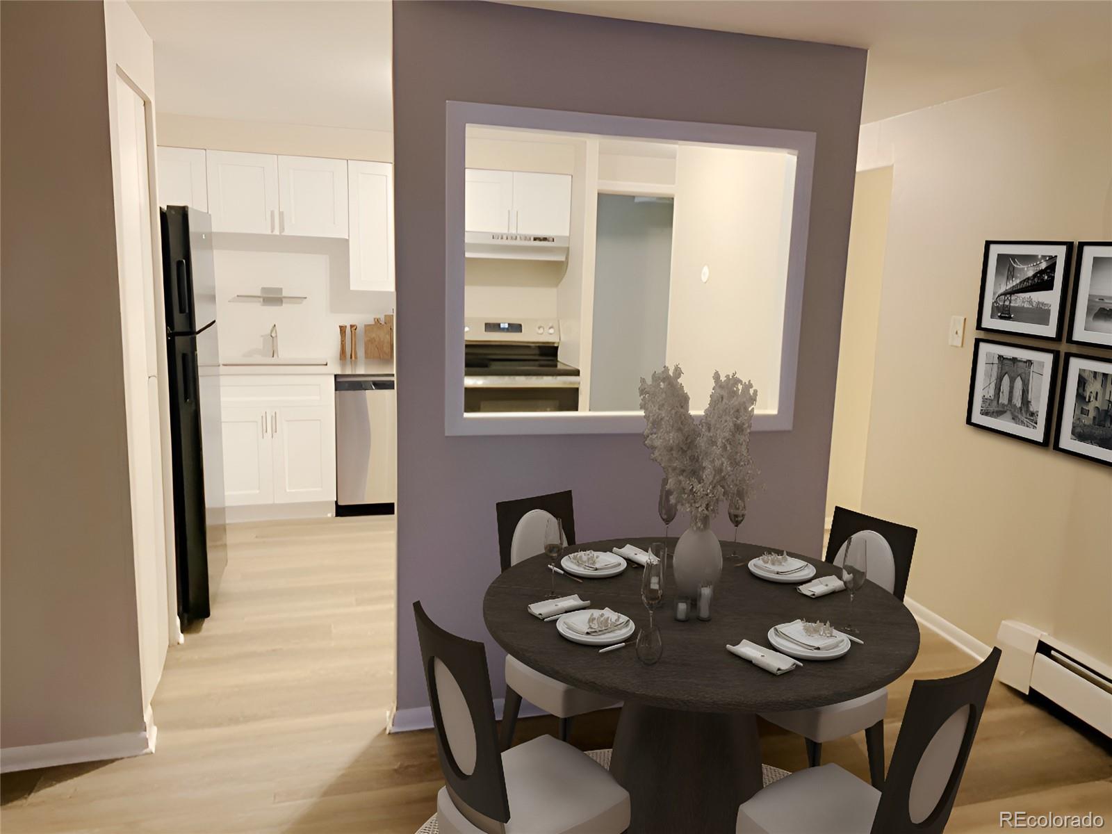 1304 South Parker Road, Unit 148 Denver, CO 80231 - Photo 20 of 23 a view of a dining room with furniture and window