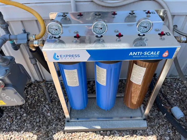 a view of water heater room