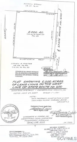 $59,950 | 0 Stoney Point Road, Cumberland, VA 23040