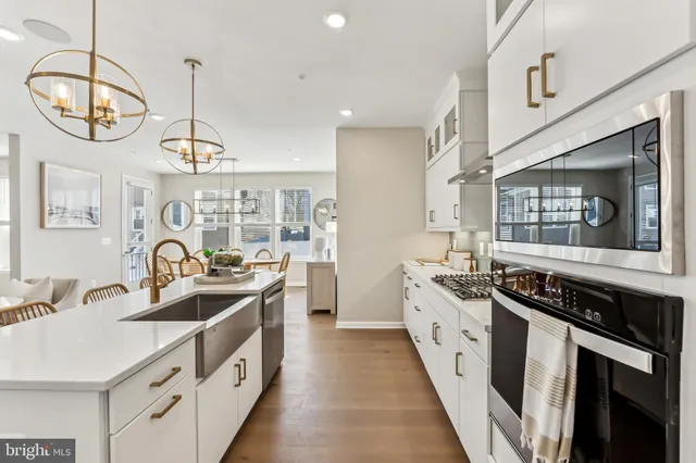 a living room with furniture potted plant and a fireplace