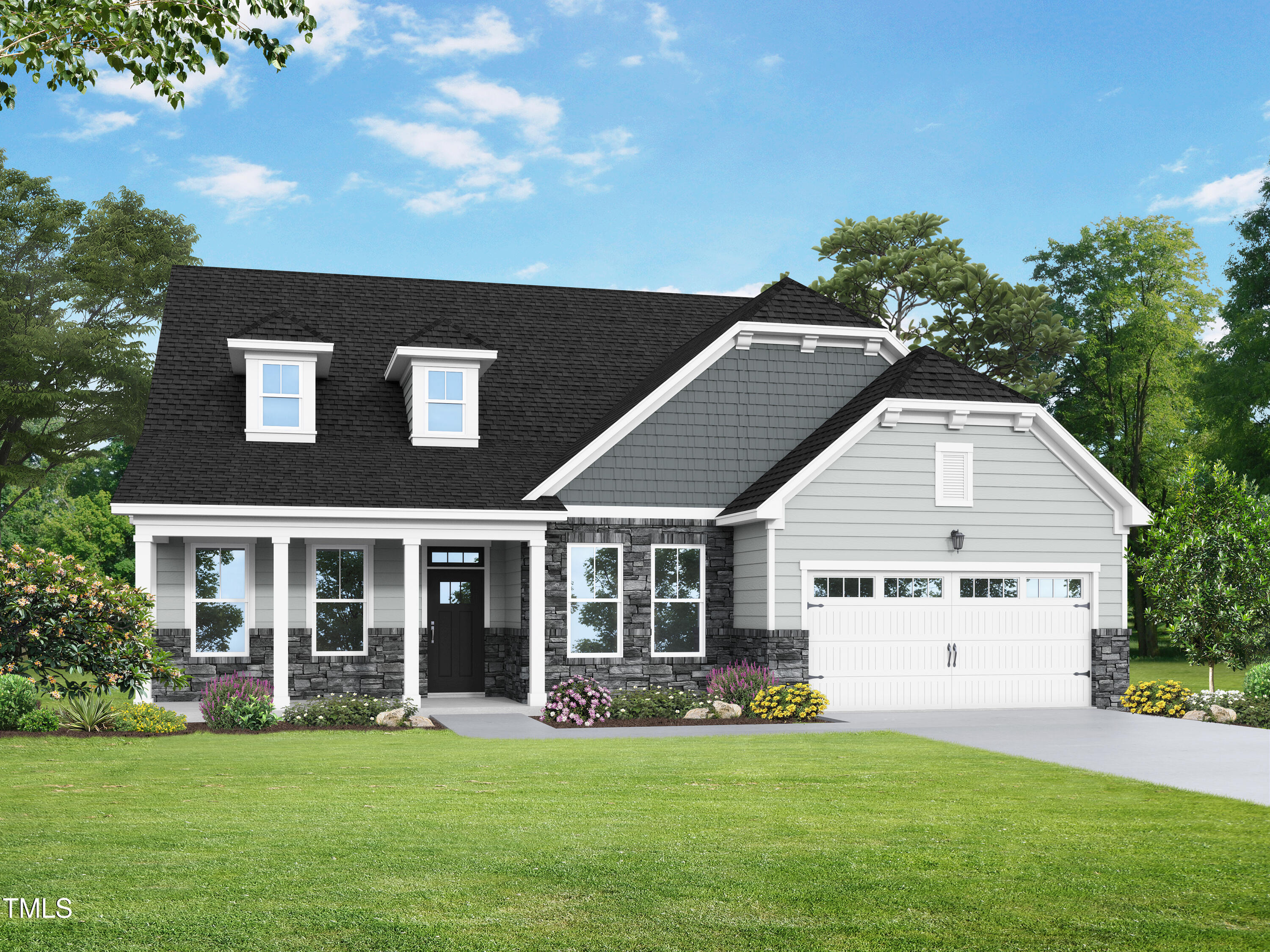 409 Grading Stick Court Angier, NC 27501 - Photo 35 of 52 front view of a house with a yard