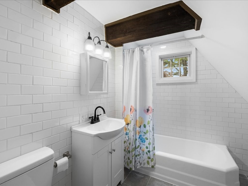 5 Northeast Fitzwilliam Road Royalston, MA 01368 - Photo 32 of 37 a bathroom with a sink toilet and shower