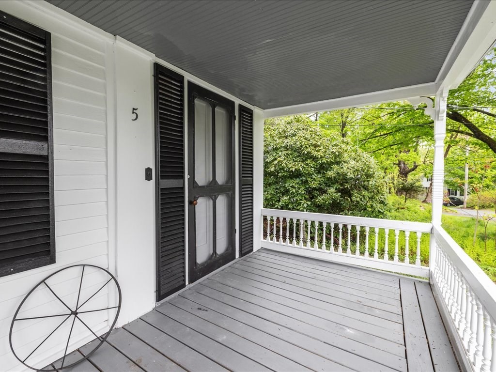 5 Northeast Fitzwilliam Road Royalston, MA 01368 - Photo 7 of 37 a view of balcony with wooden floor