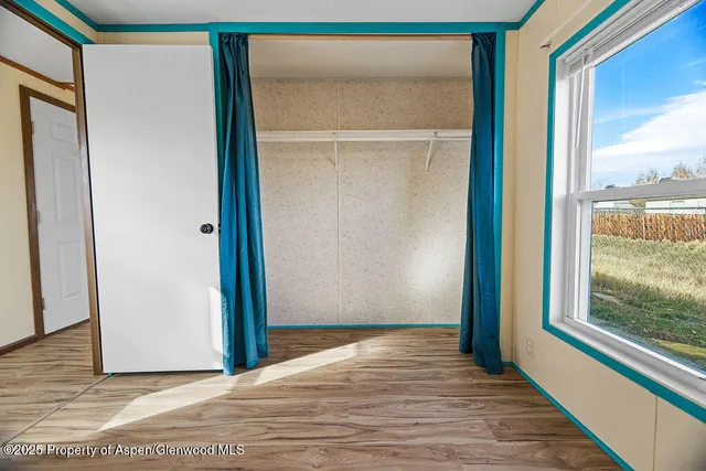 a view of an front door