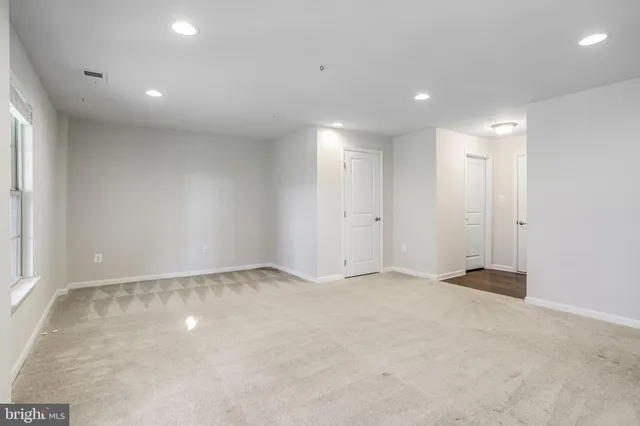 a view of an empty room