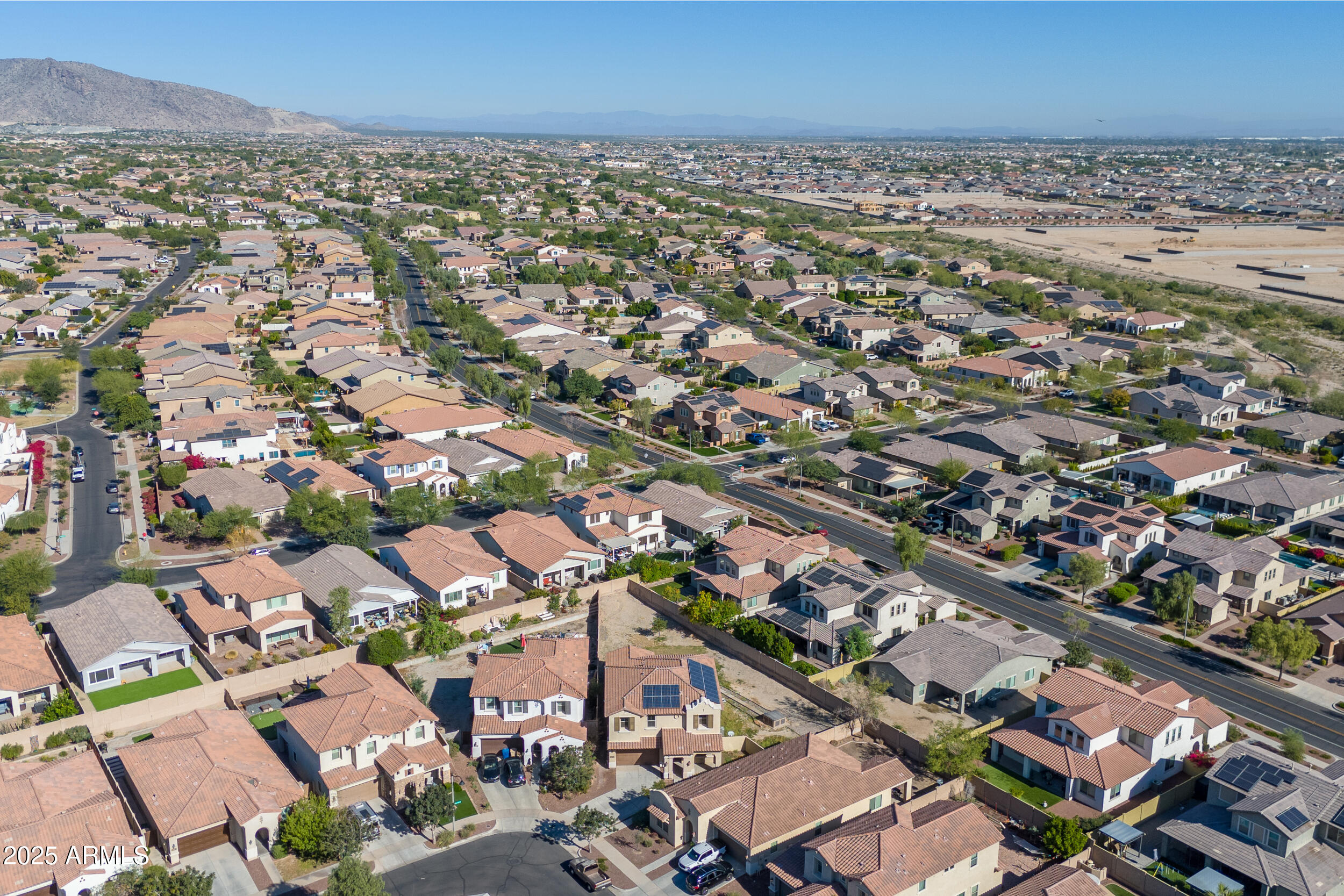 2365 North Springfield Street Buckeye, AZ 85396 - Photo 27 of 30 an aerial view of a city